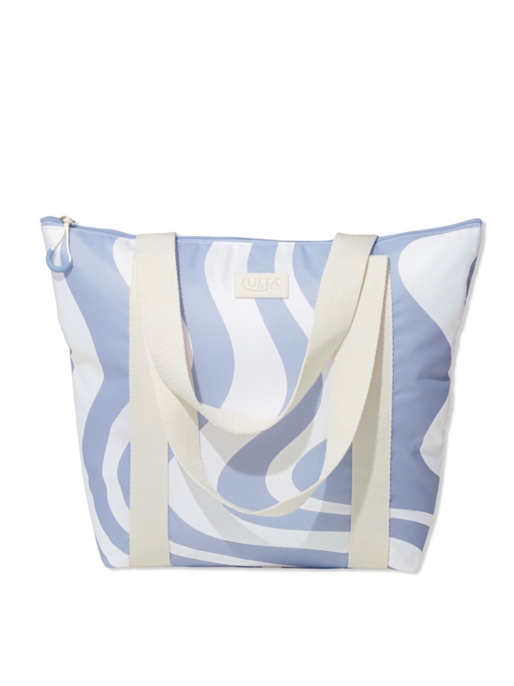 Ulta Beauty / Wave Cooler Tote Insulated Bag / Blue White